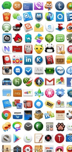 常见手机应用APP图标设计解析